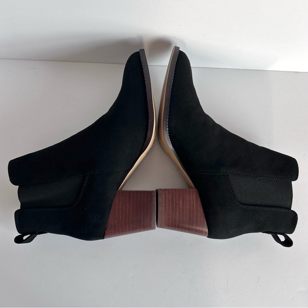 🍒NEW IN BOX J. Crew Factory Rory Microsuede Boots. Black Suede. Size: 8.5 - Picture 4 of 11